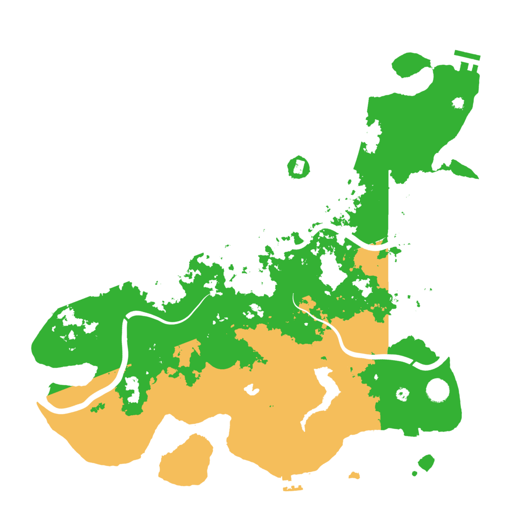 Biome Rust Map: Procedural Map, Size: 4000, Seed: 388722
