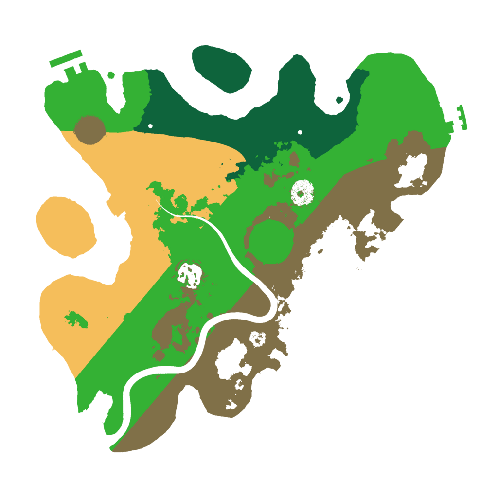 Biome Rust Map: Procedural Map, Size: 3000, Seed: 69420