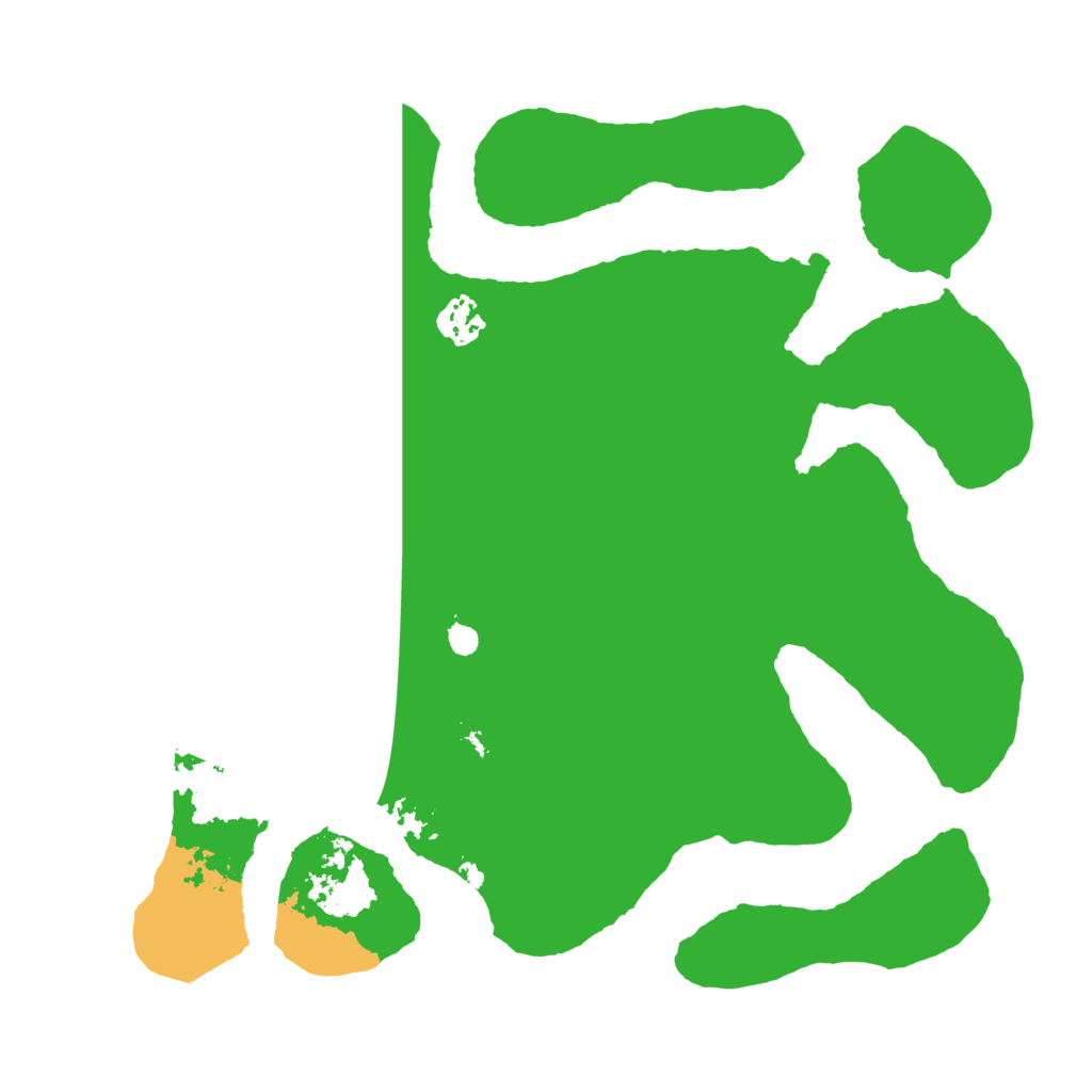 Biome Rust Map: Barren, Size: 3500, Seed: 5473