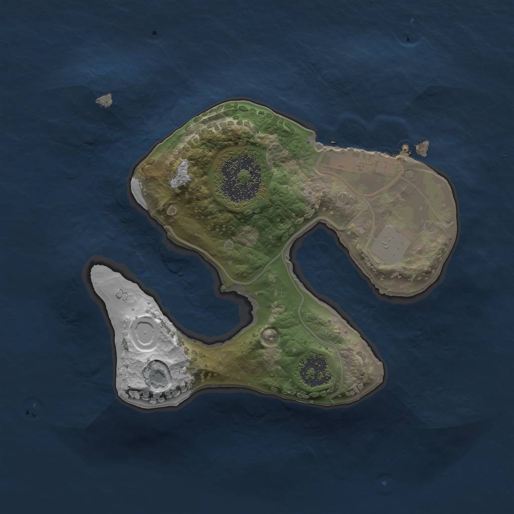 Rust Map: Procedural Map, Size: 1700, Seed: 20020200, 6 Monuments