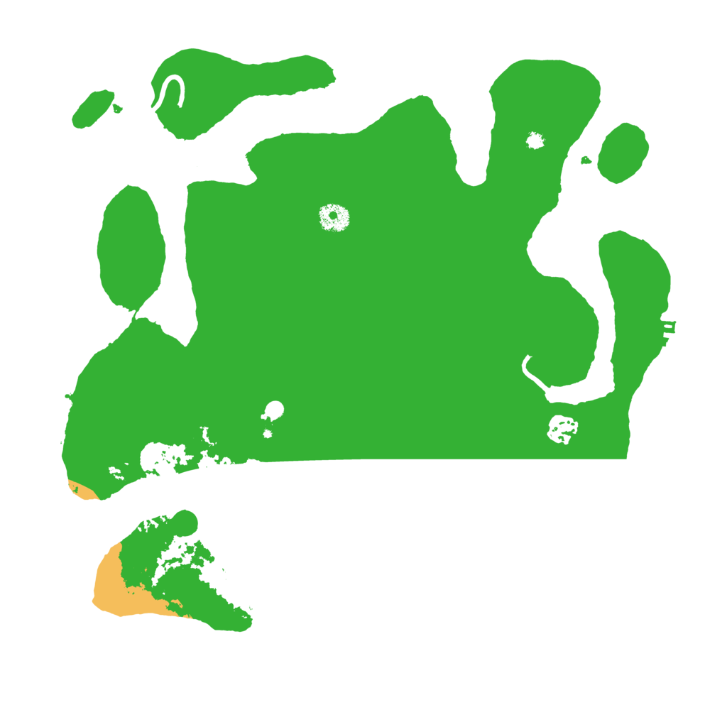 Biome Rust Map: Procedural Map, Size: 3700, Seed: 460408949