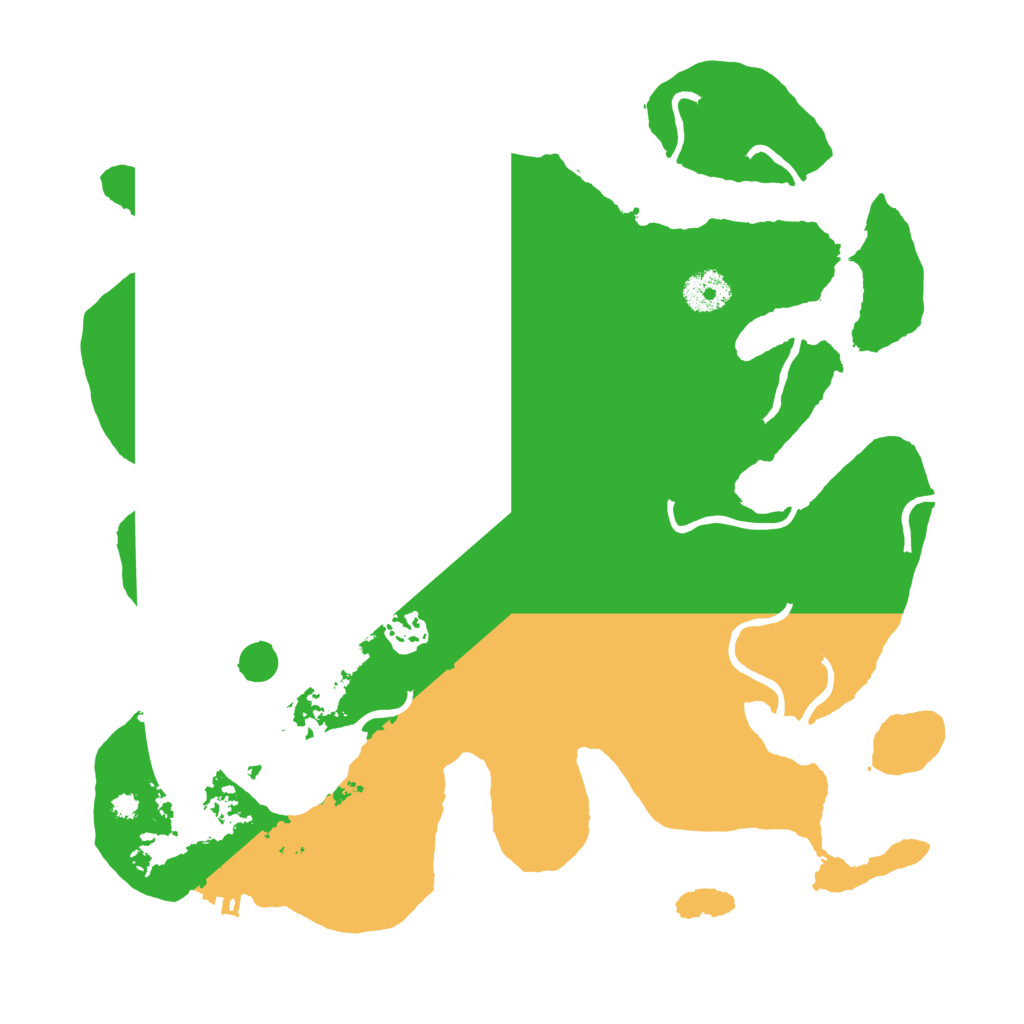 Biome Rust Map: Procedural Map, Size: 3500, Seed: 32456543