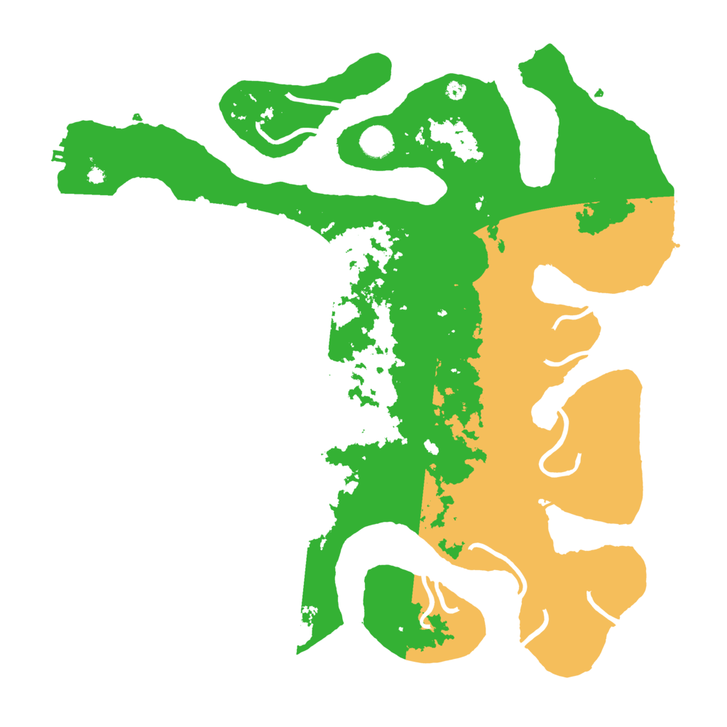 Biome Rust Map: Procedural Map, Size: 3950, Seed: 1224626422