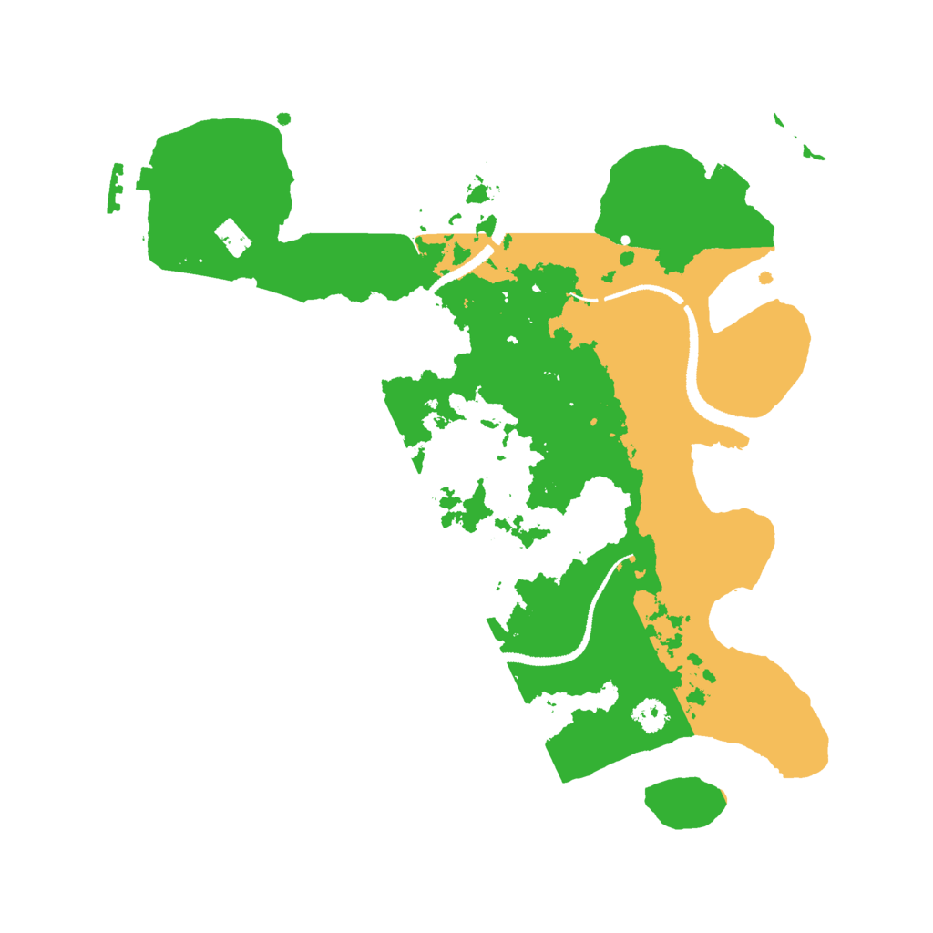 Biome Rust Map: Procedural Map, Size: 2800, Seed: 121