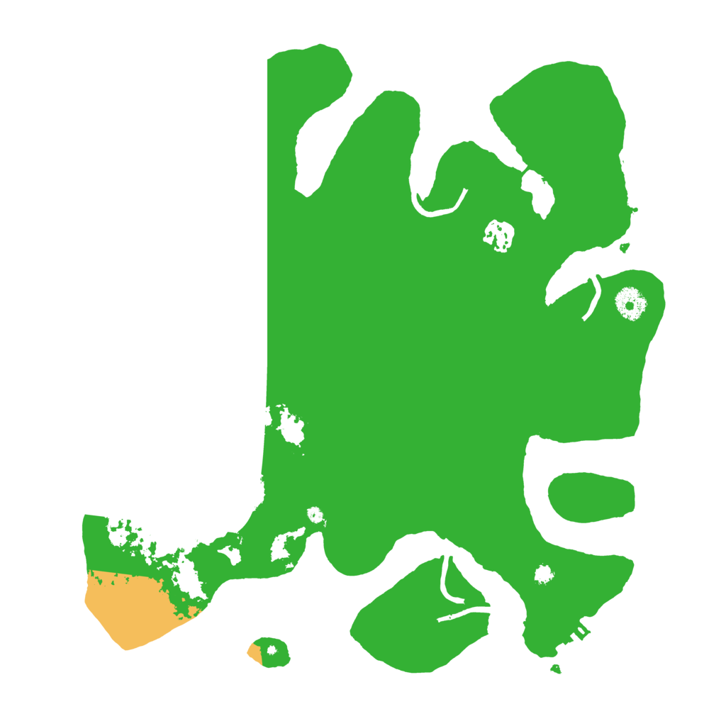 Biome Rust Map: Procedural Map, Size: 3500, Seed: 2147413213