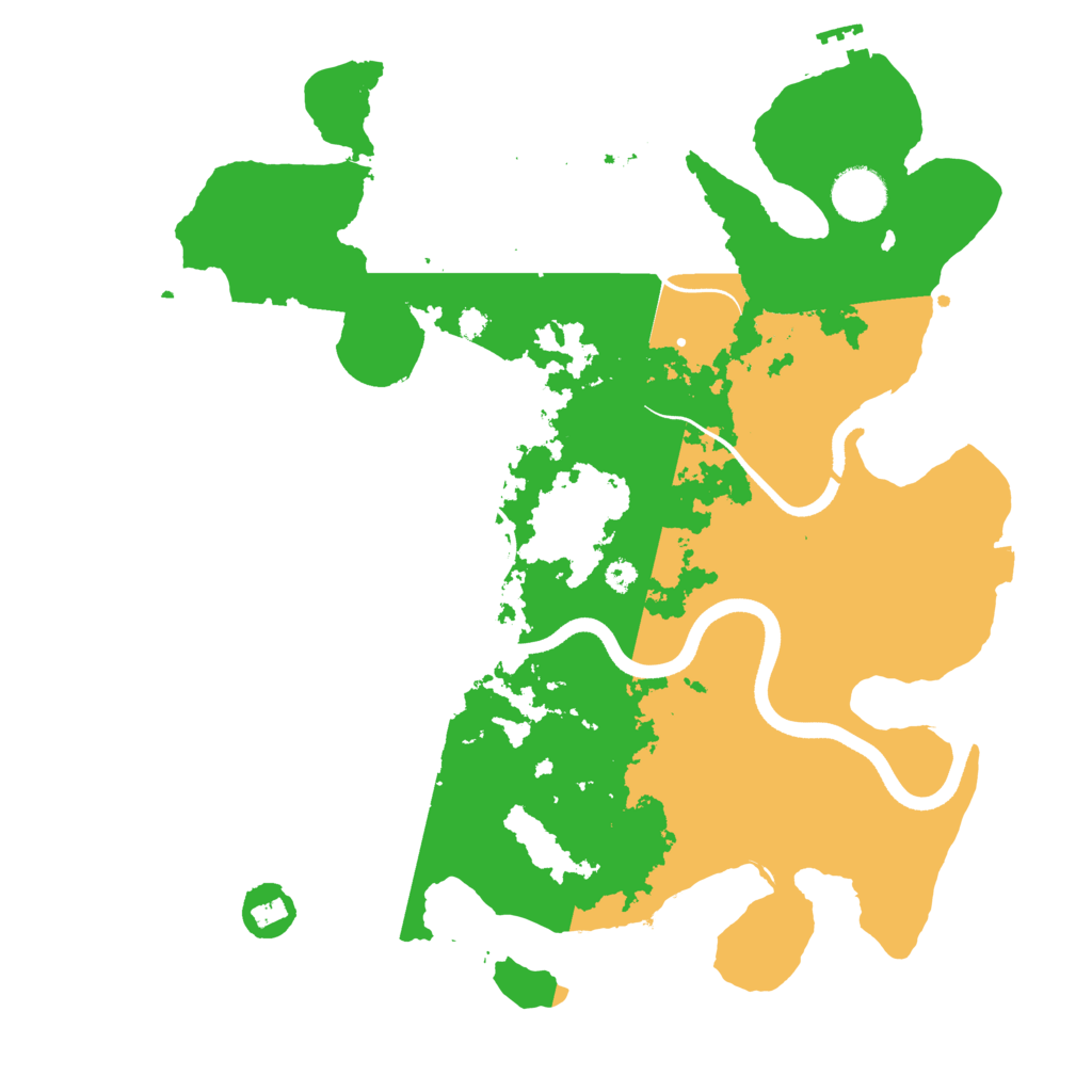 Biome Rust Map: Procedural Map, Size: 3550, Seed: 946426