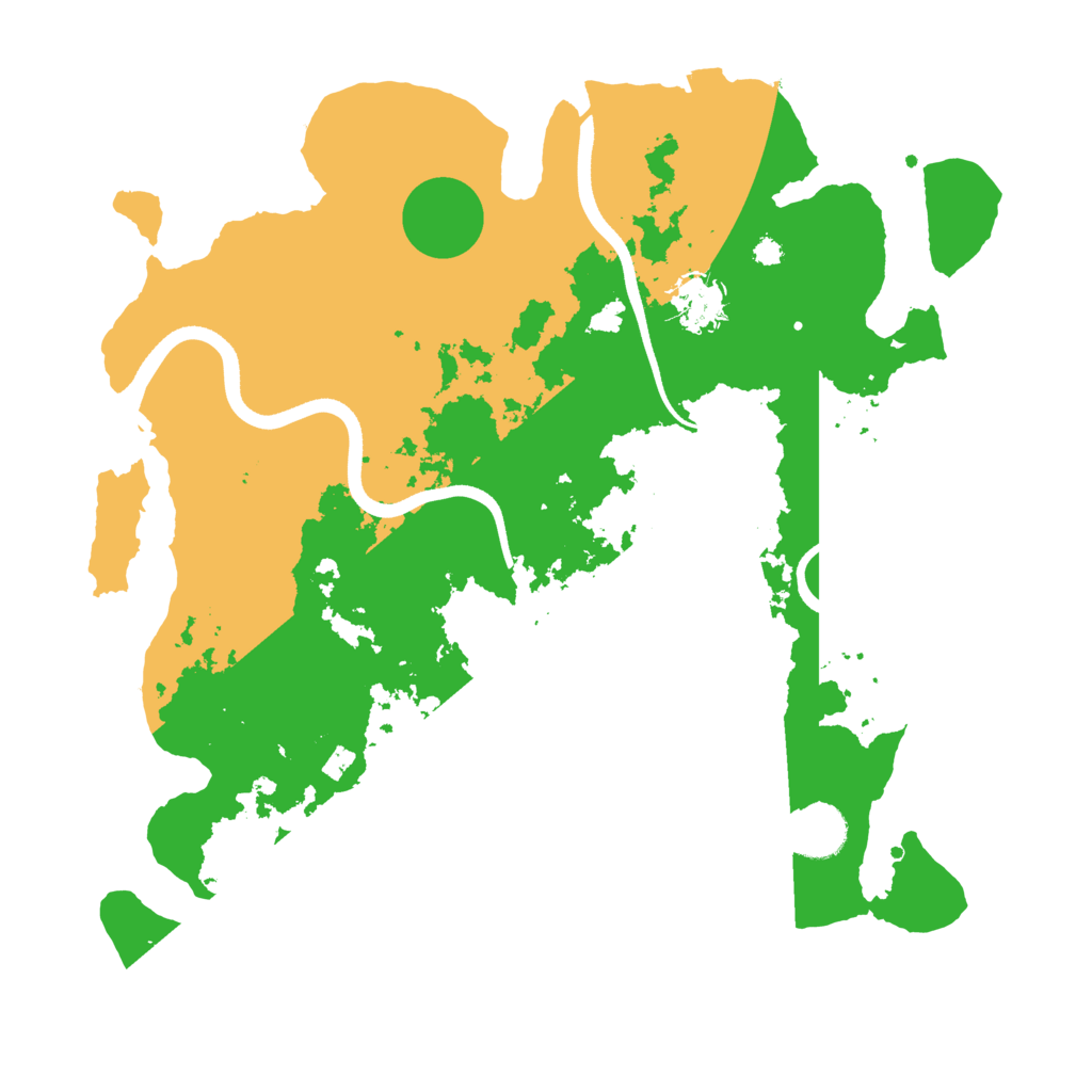 Biome Rust Map: Procedural Map, Size: 3550, Seed: 476313