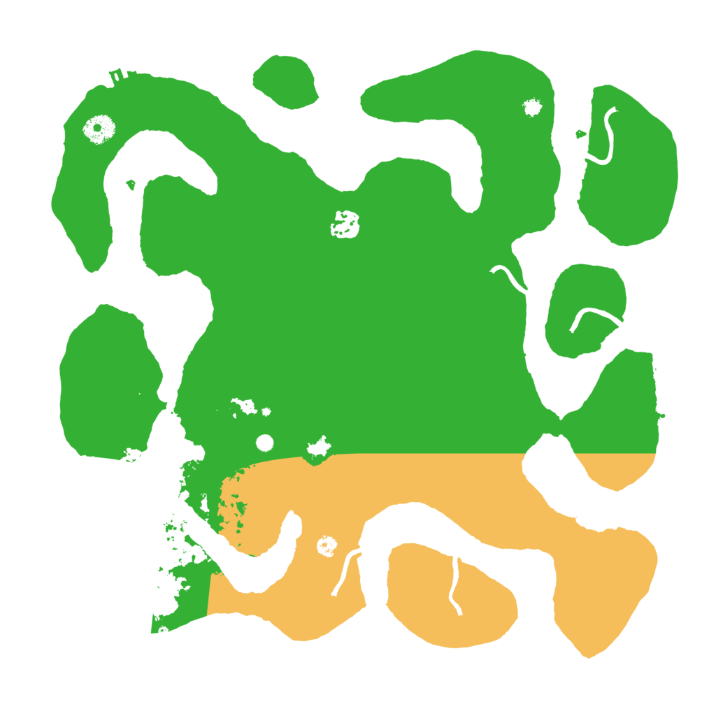 Biome Rust Map: Procedural Map, Size: 3650, Seed: 1224626422