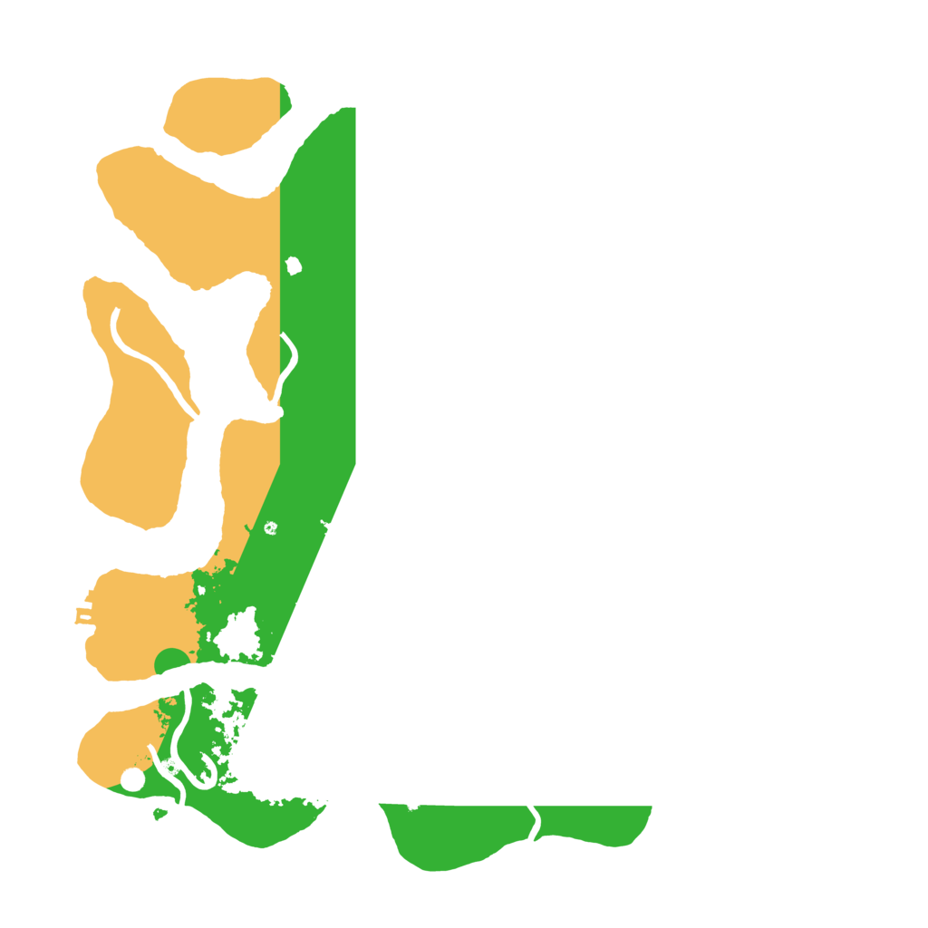 Biome Rust Map: Procedural Map, Size: 3500, Seed: 3579