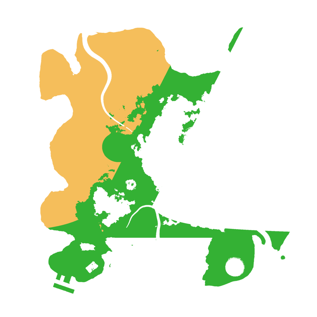 Biome Rust Map: Procedural Map, Size: 3000, Seed: 38