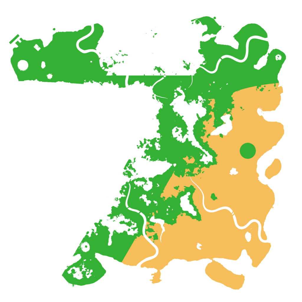 Biome Rust Map: Procedural Map, Size: 5000, Seed: 739413613