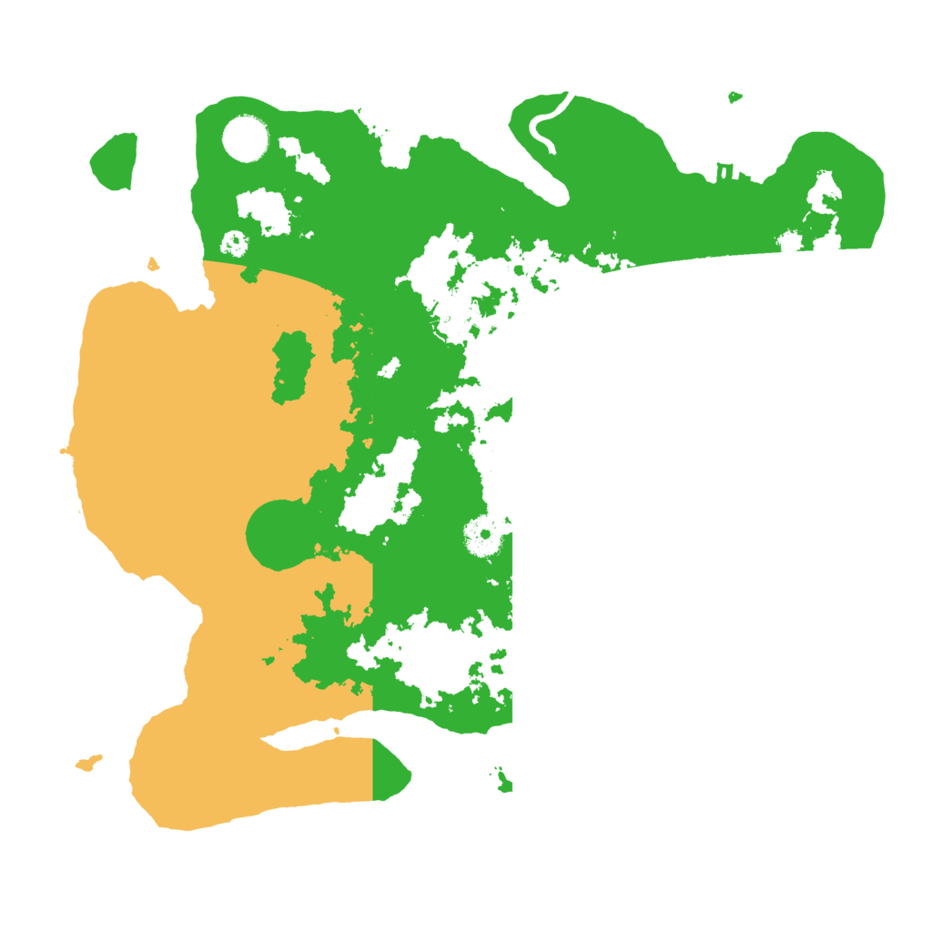 Biome Rust Map: Procedural Map, Size: 3550, Seed: 210428