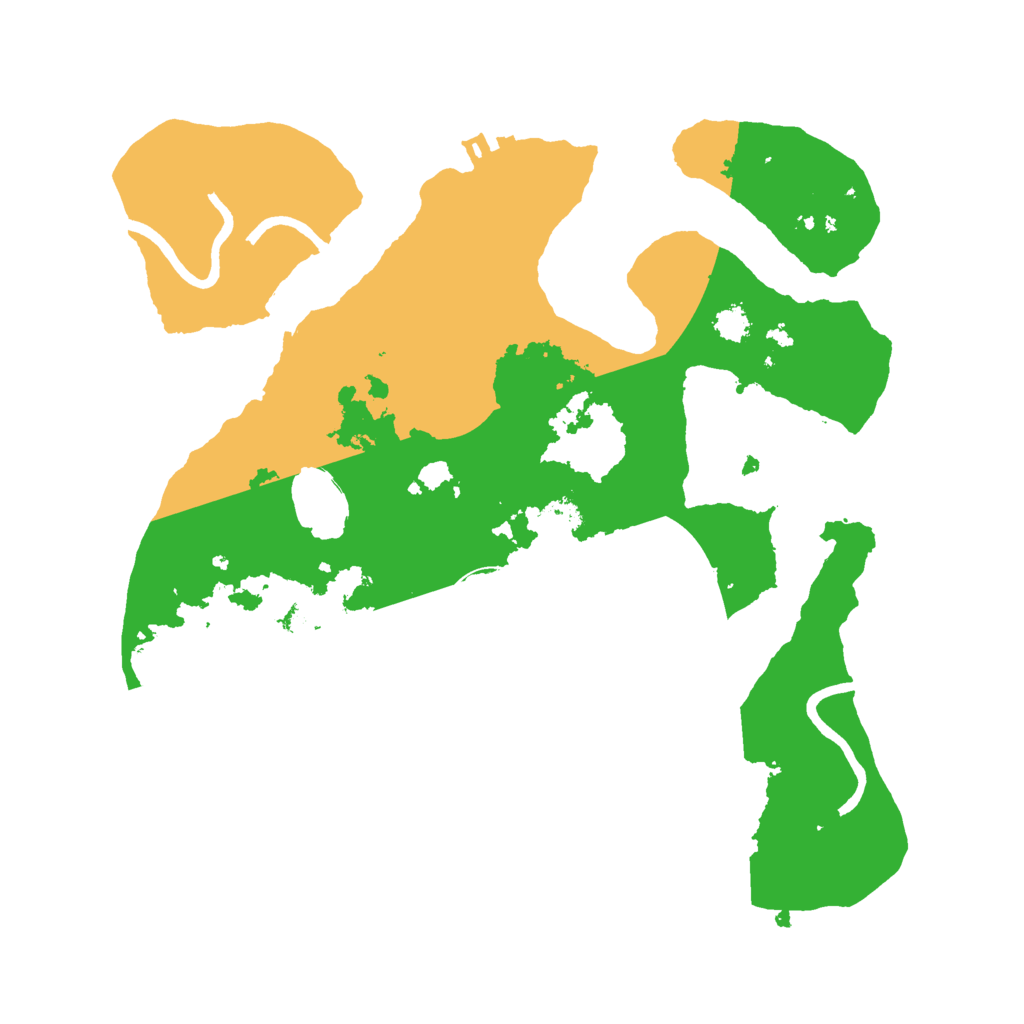 Biome Rust Map: Procedural Map, Size: 2700, Seed: 2135631