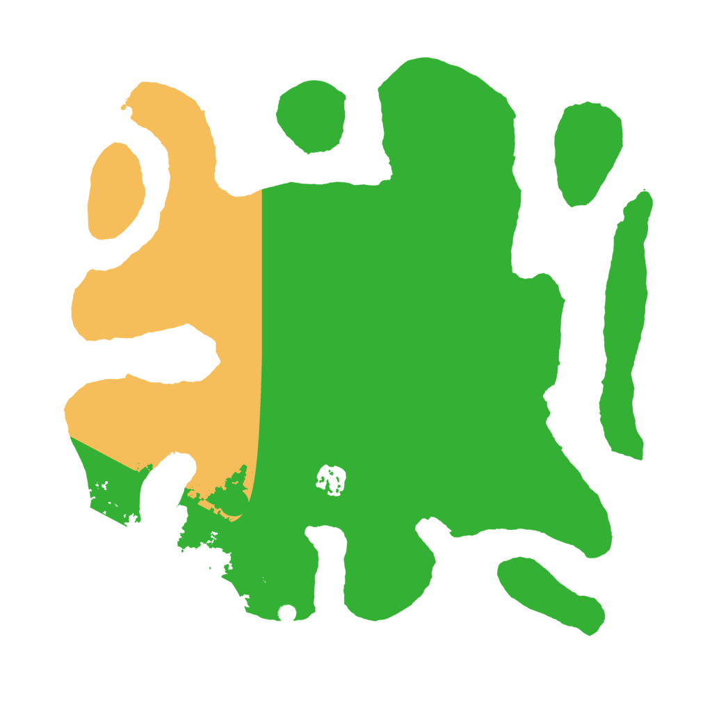 Biome Rust Map: Barren, Size: 3500, Seed: 5349