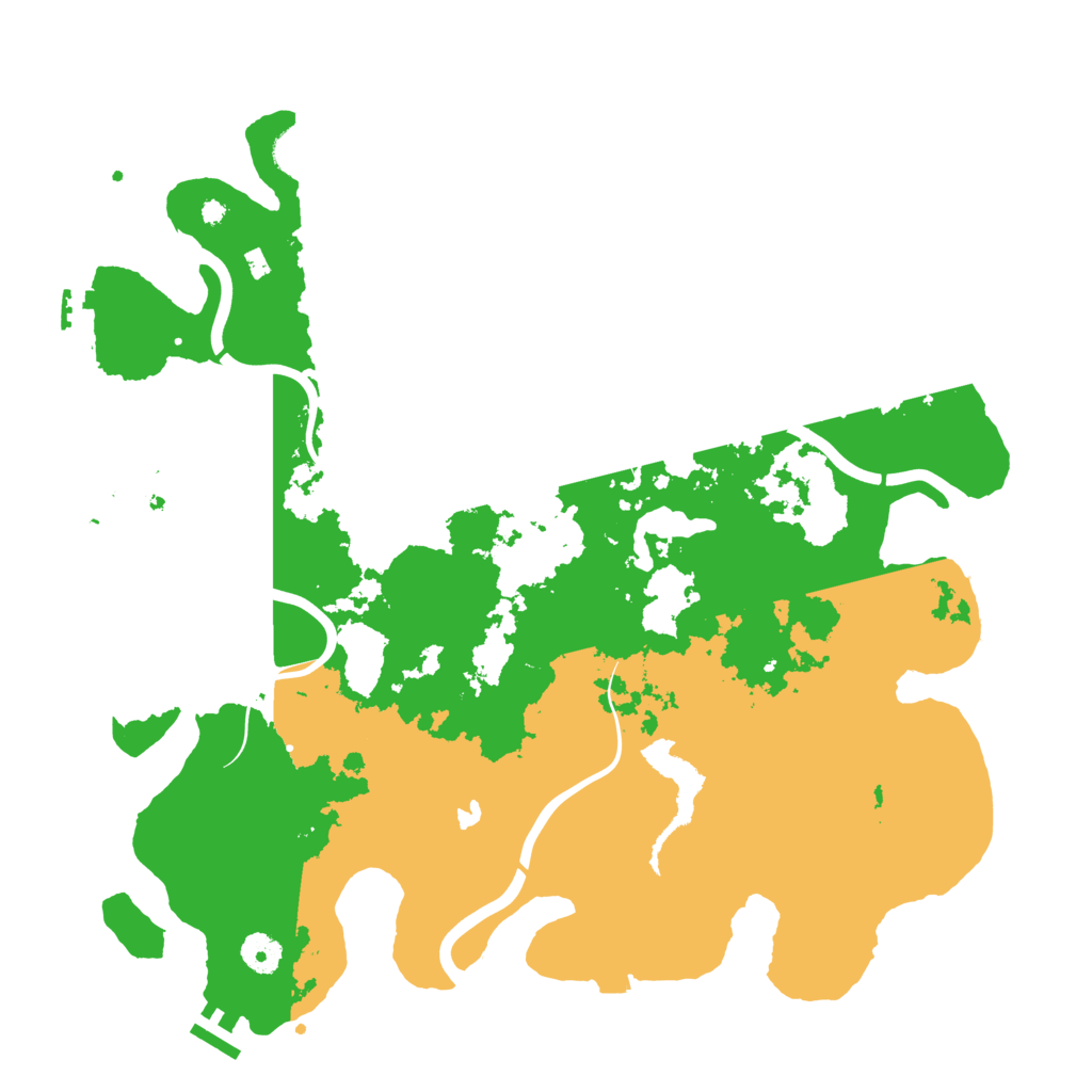 Biome Rust Map: Procedural Map, Size: 4096, Seed: 1