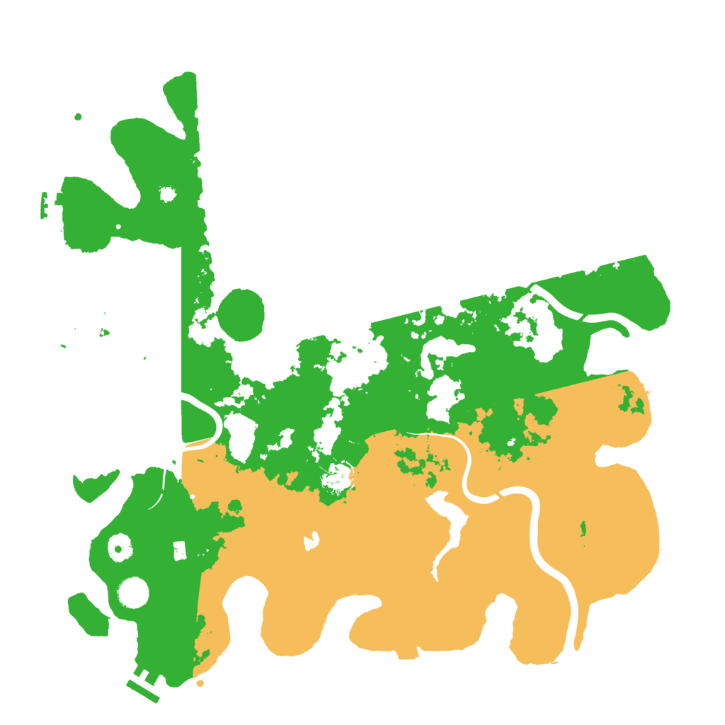 Biome Rust Map: Procedural Map, Size: 4096, Seed: 1