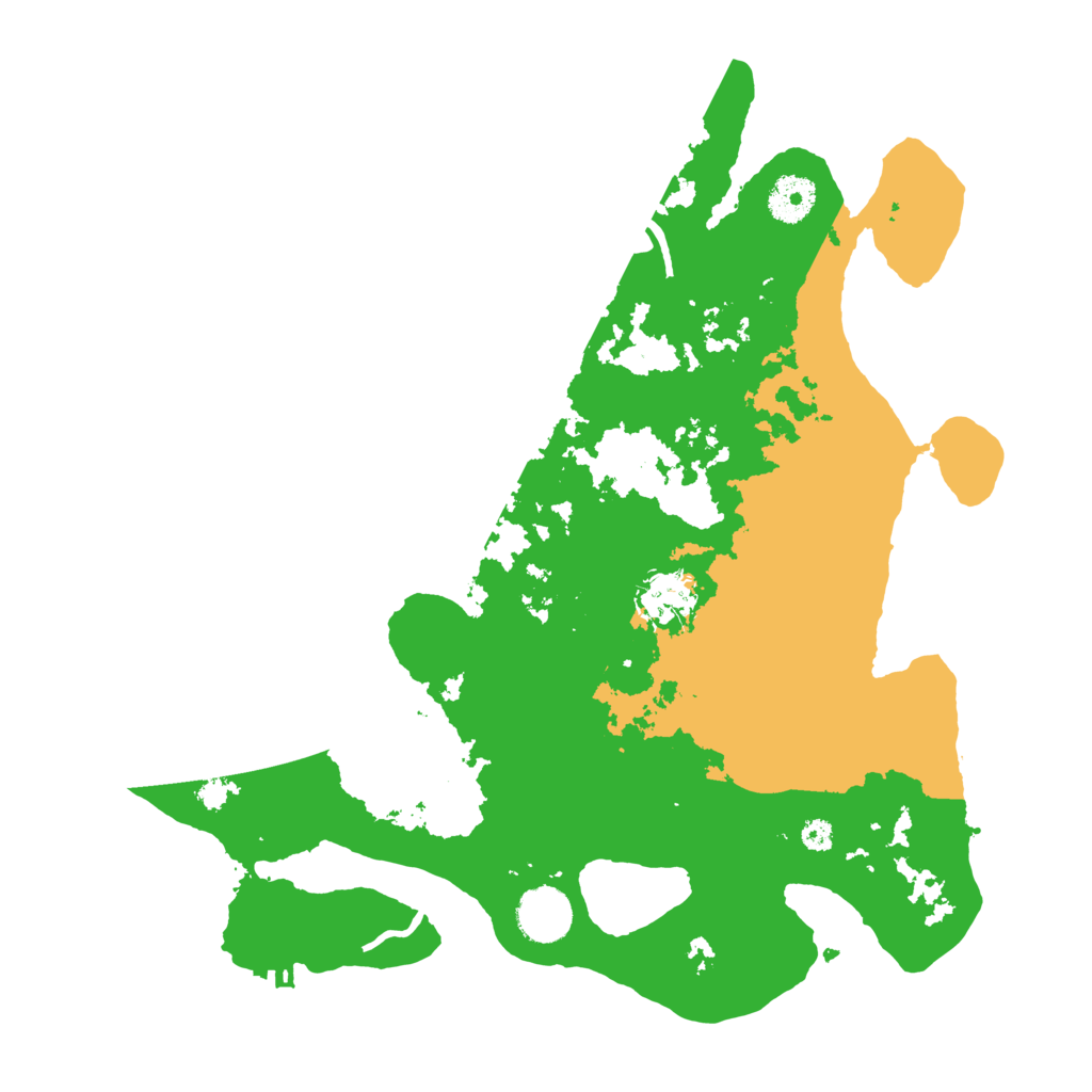 Biome Rust Map: Procedural Map, Size: 3500, Seed: 42