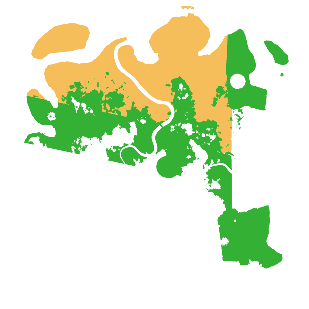 Biome Rust Map: Procedural Map, Size: 3750, Seed: 66924451