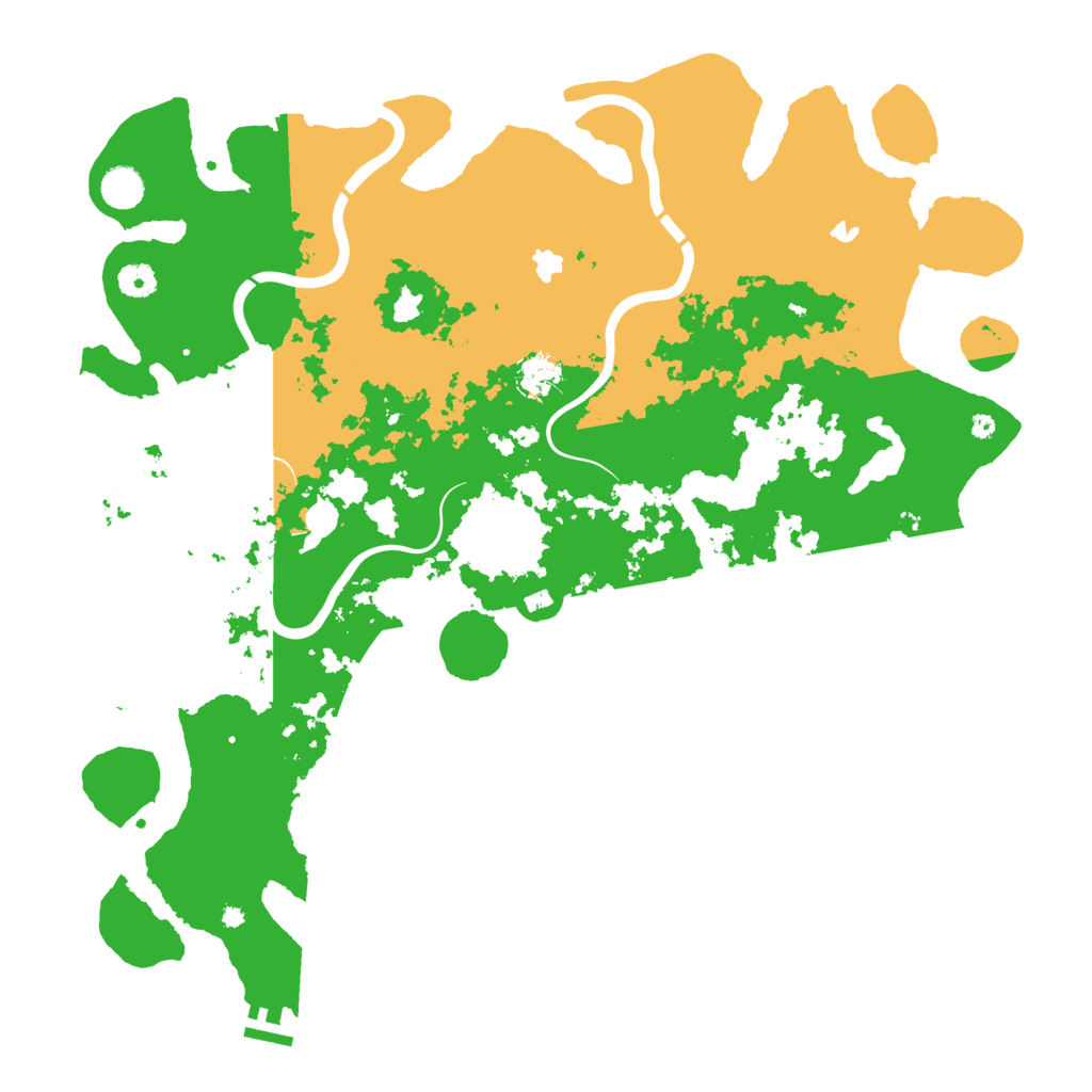 Biome Rust Map: Procedural Map, Size: 4500, Seed: 1557865471