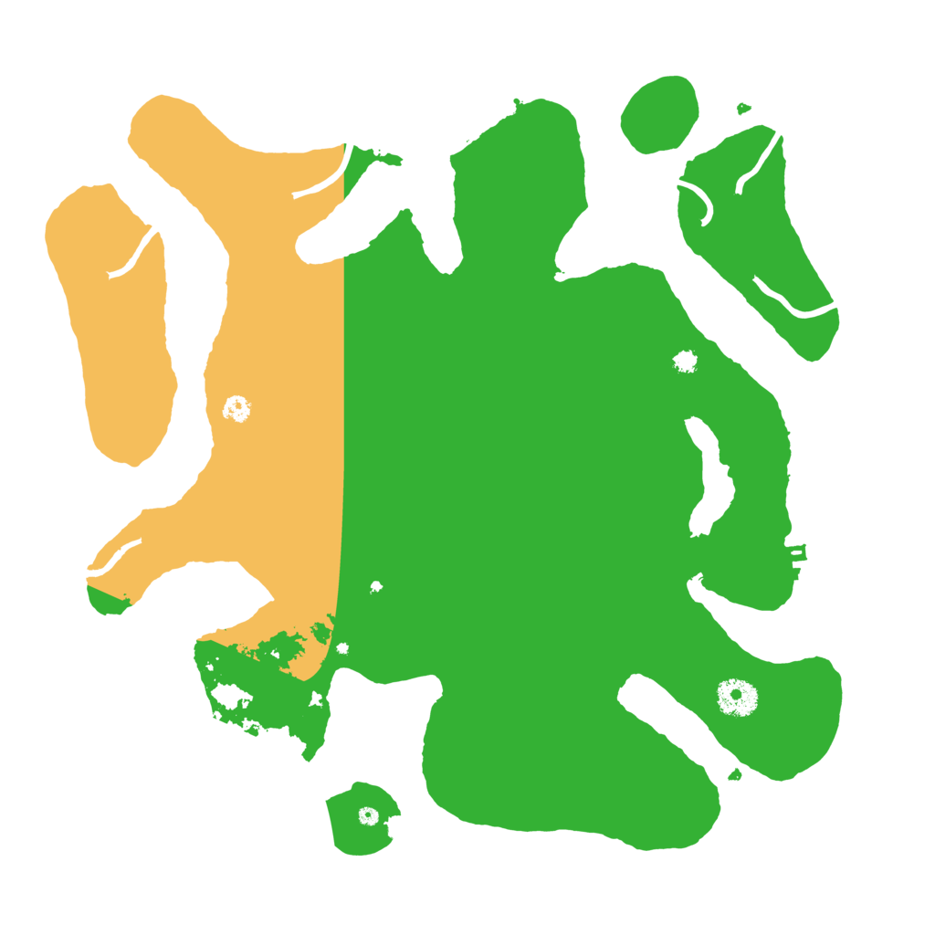 Biome Rust Map: Procedural Map, Size: 3550, Seed: 140042