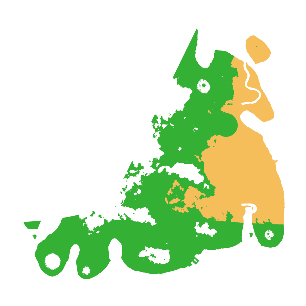 Biome Rust Map: Procedural Map, Size: 3500, Seed: 747416