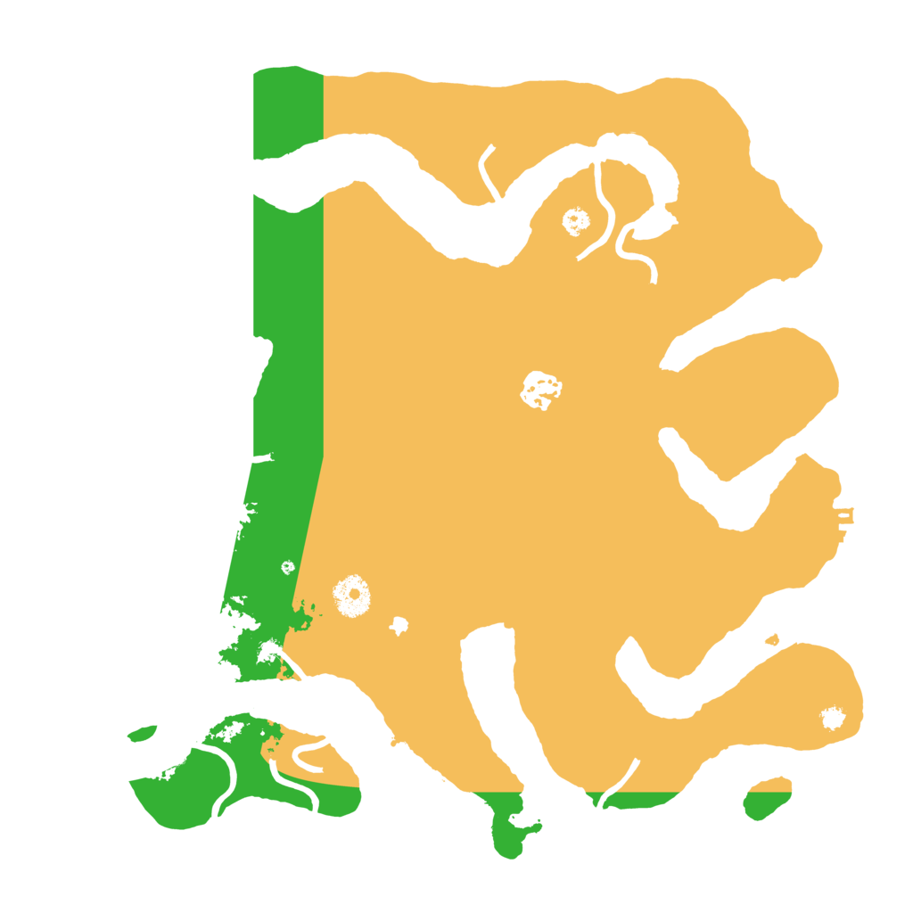 Biome Rust Map: Procedural Map, Size: 3500, Seed: 99315