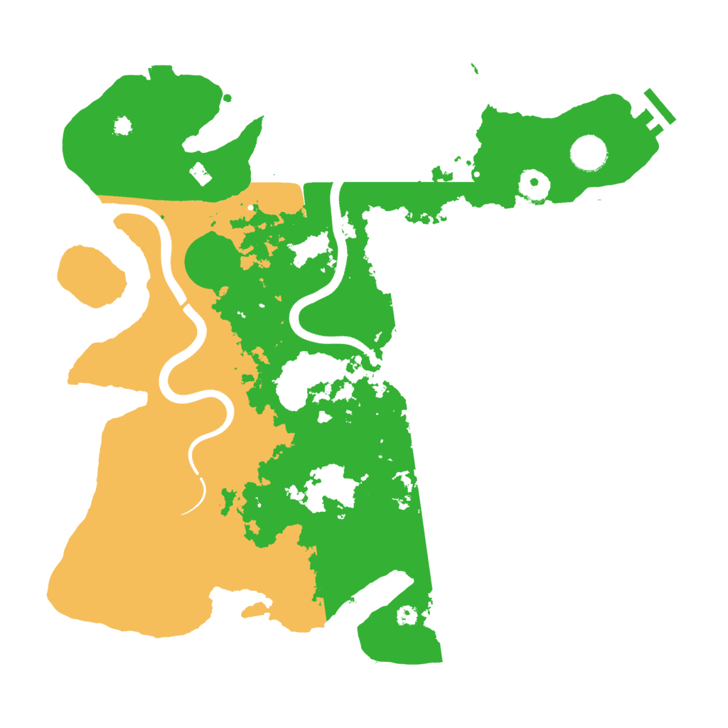 Biome Rust Map: Procedural Map, Size: 3550, Seed: 729505