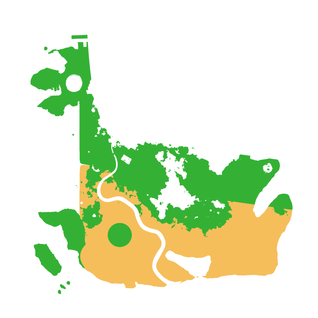 Biome Rust Map: Procedural Map, Size: 3500, Seed: 1940