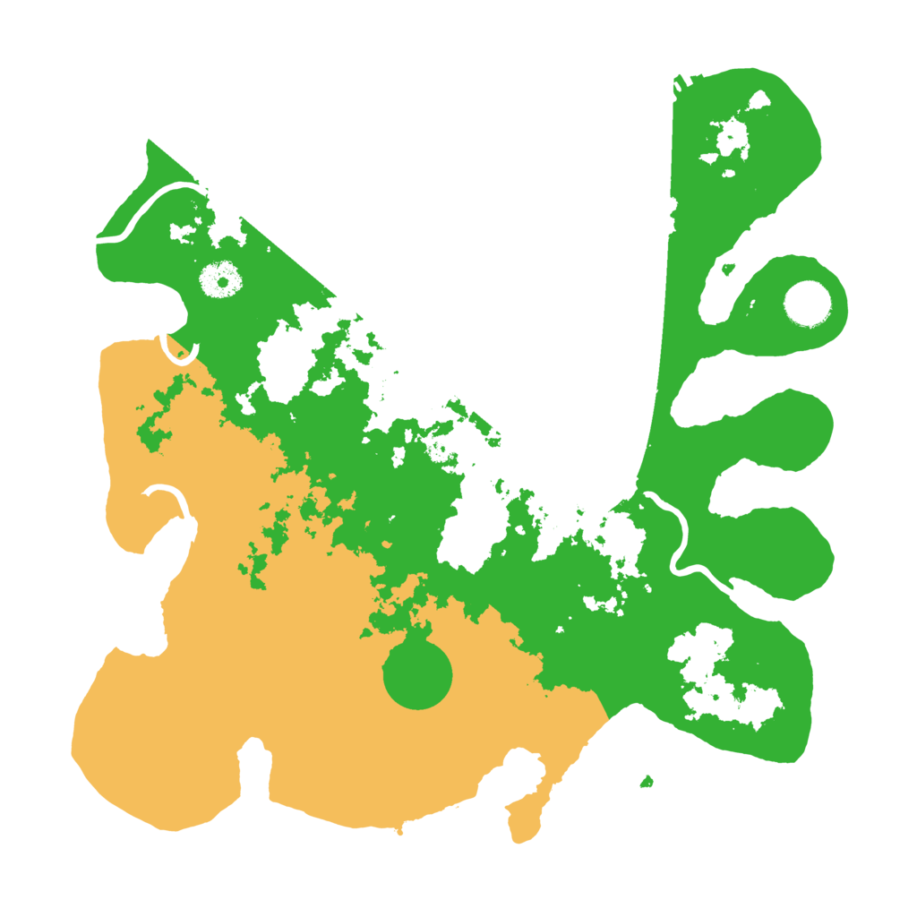Biome Rust Map: Procedural Map, Size: 3500, Seed: 328580918