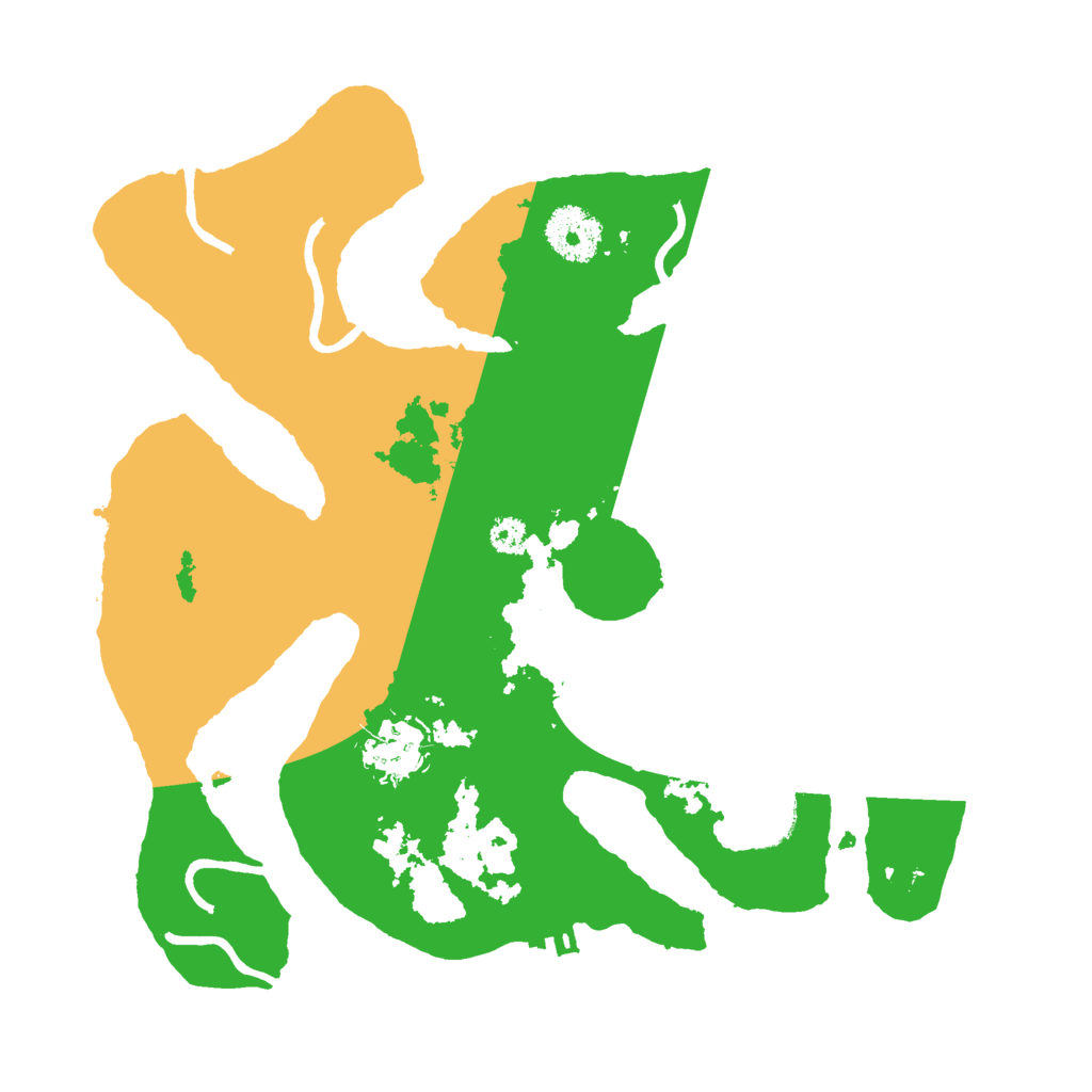 Biome Rust Map: Procedural Map, Size: 3000, Seed: 543552