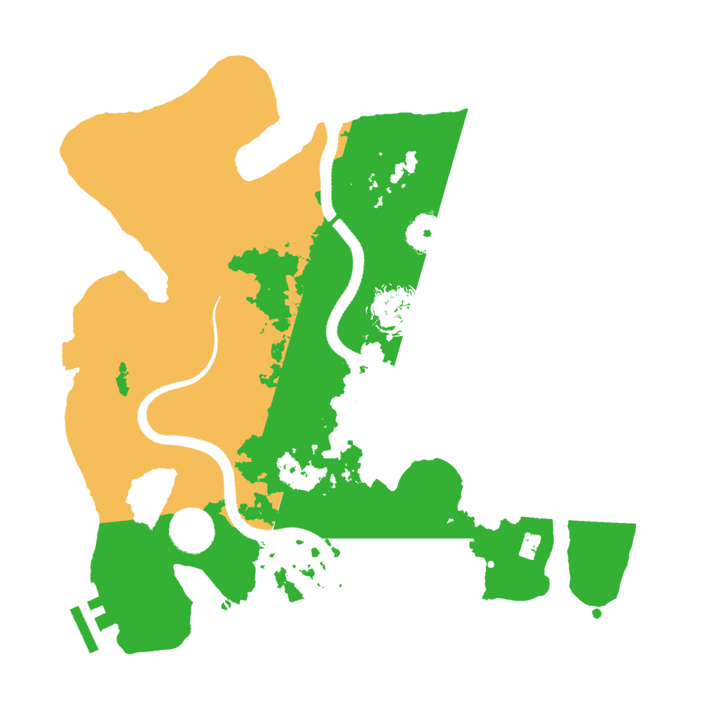 Biome Rust Map: Procedural Map, Size: 3000, Seed: 543552