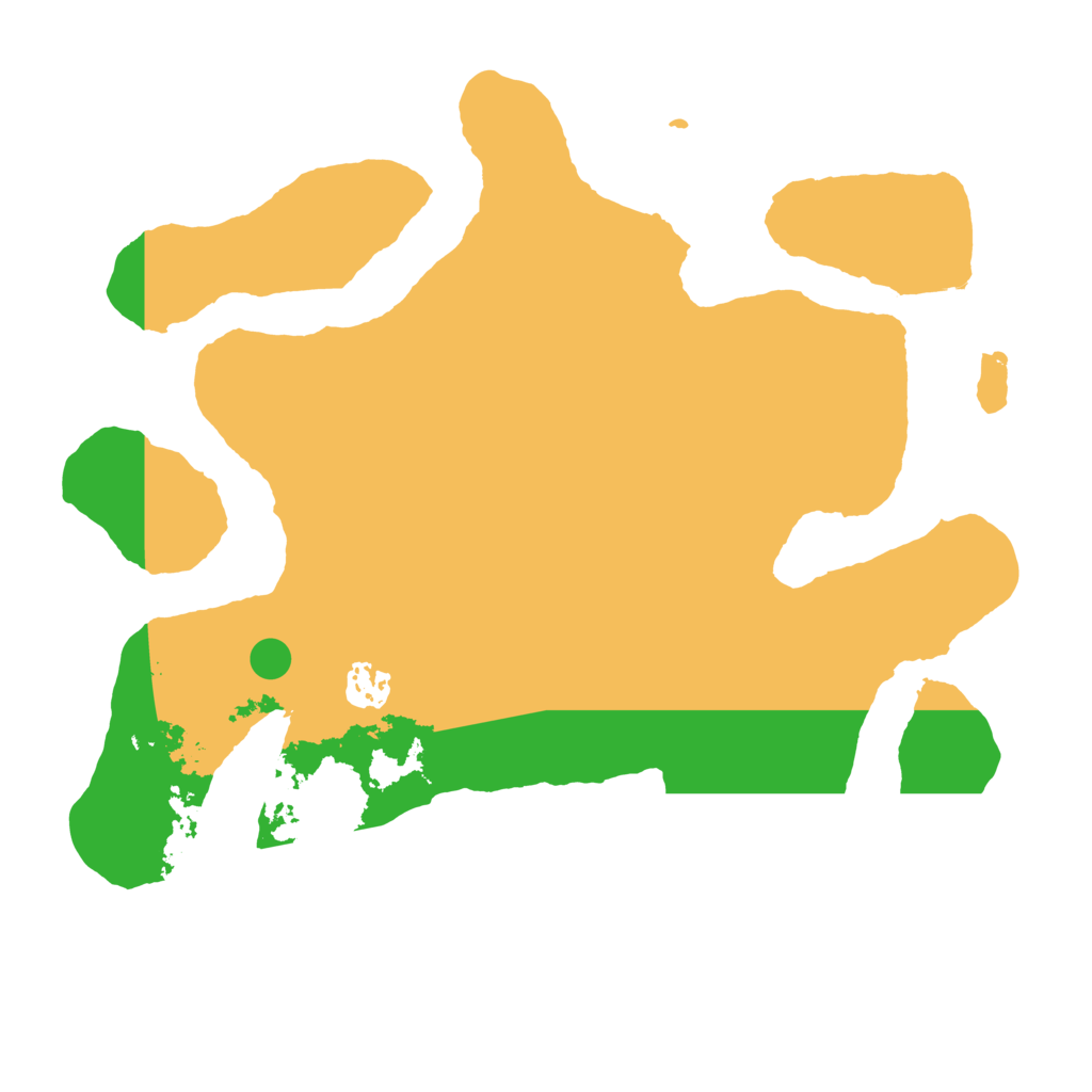 Biome Rust Map: Barren, Size: 3500, Seed: 251221