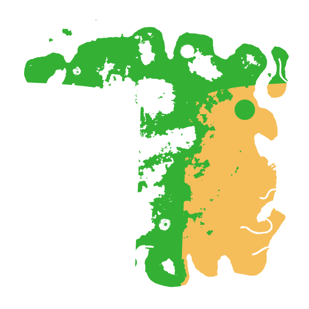 Biome Rust Map: Procedural Map, Size: 4000, Seed: 2003