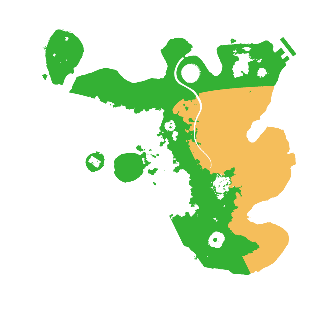 Biome Rust Map: Procedural Map, Size: 3000, Seed: 308159