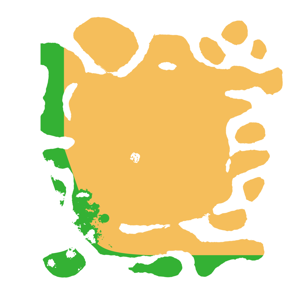 Biome Rust Map: Barren, Size: 4500, Seed: 62412