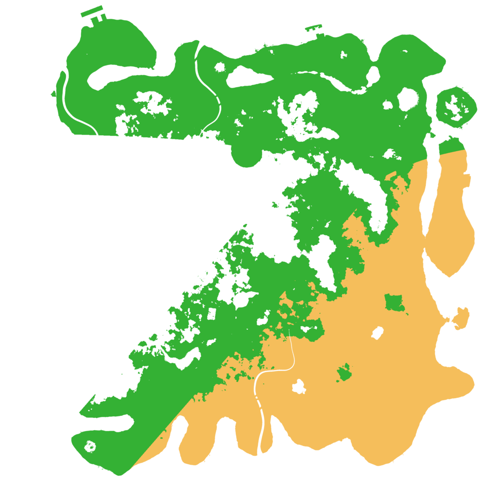Biome Rust Map: Procedural Map, Size: 4500, Seed: 501