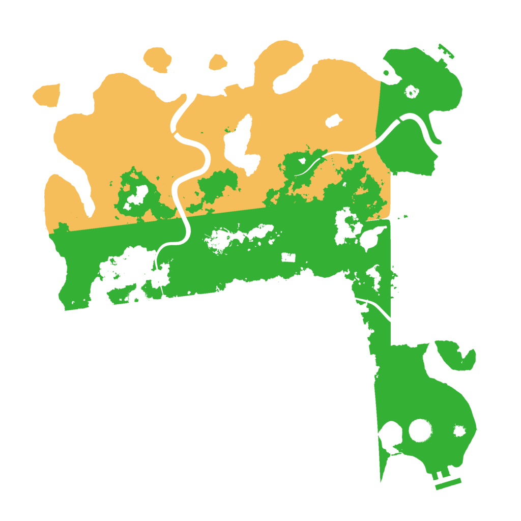 Biome Rust Map: Procedural Map, Size: 4000, Seed: 12649