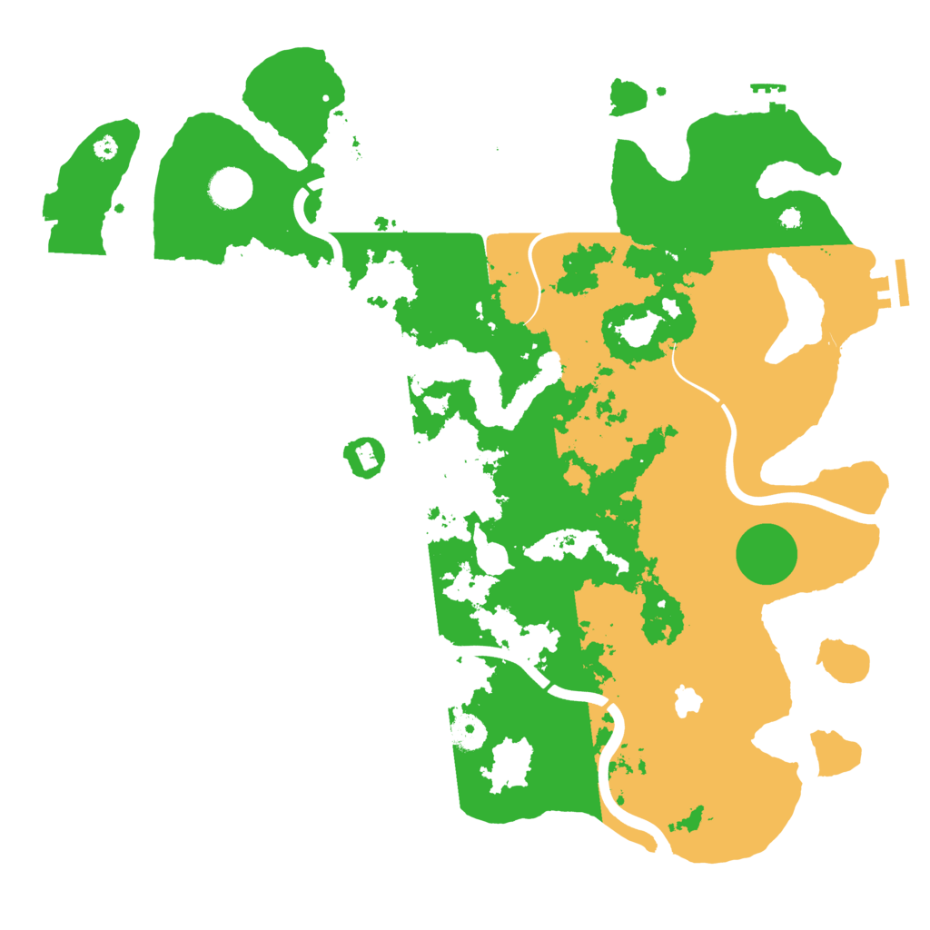 Biome Rust Map: Procedural Map, Size: 4000, Seed: 643542422