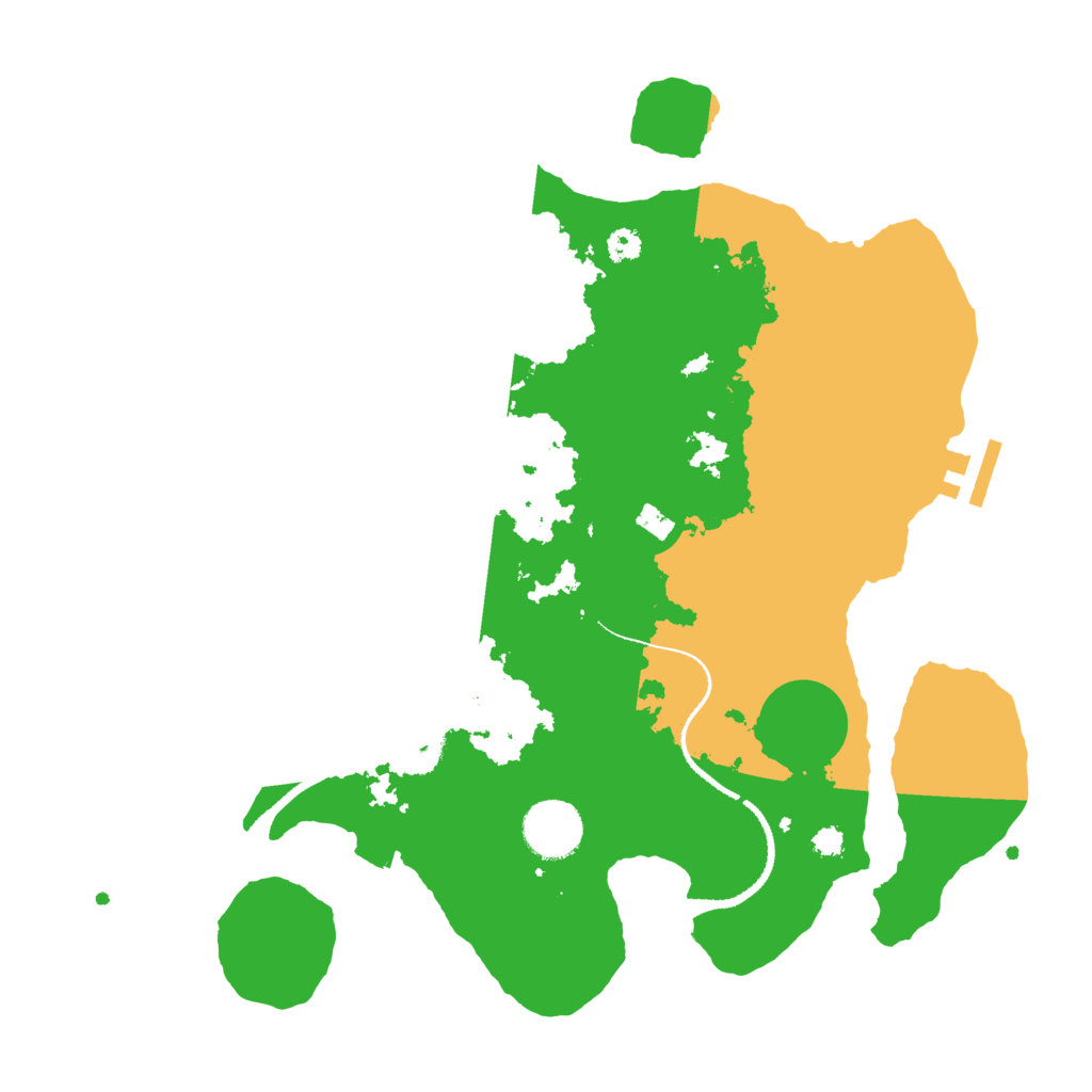 Biome Rust Map: Procedural Map, Size: 3250, Seed: 72