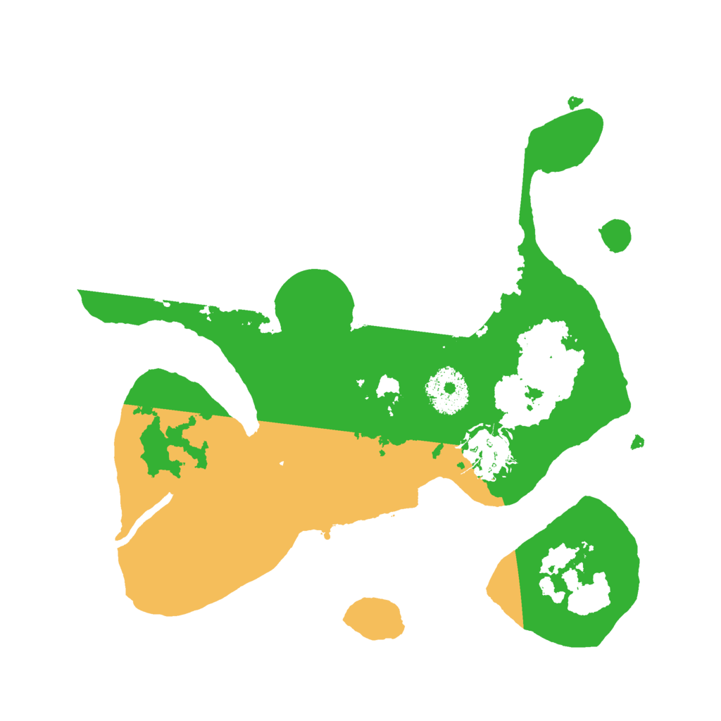 Biome Rust Map: Procedural Map, Size: 2500, Seed: 2147413213