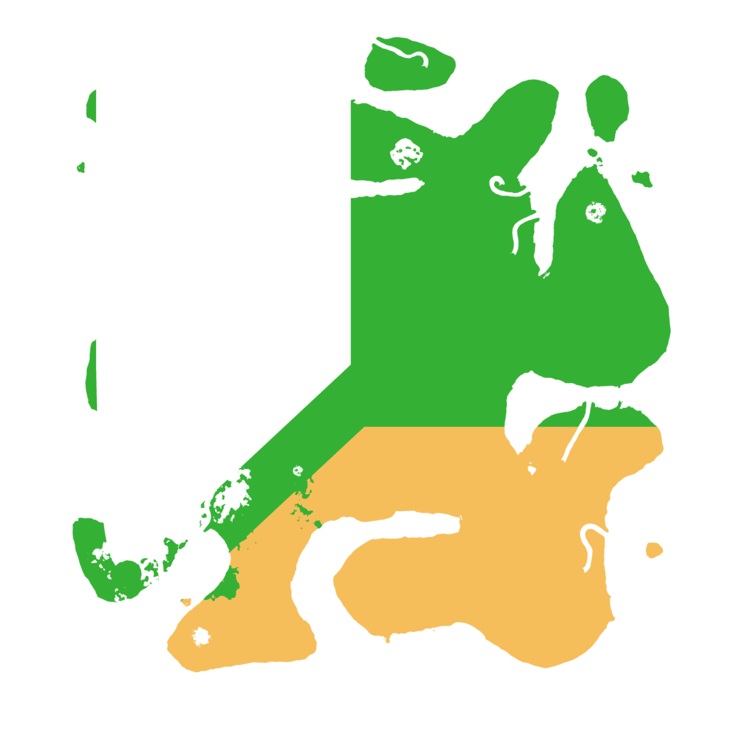 Biome Rust Map: Procedural Map, Size: 3700, Seed: 10079557