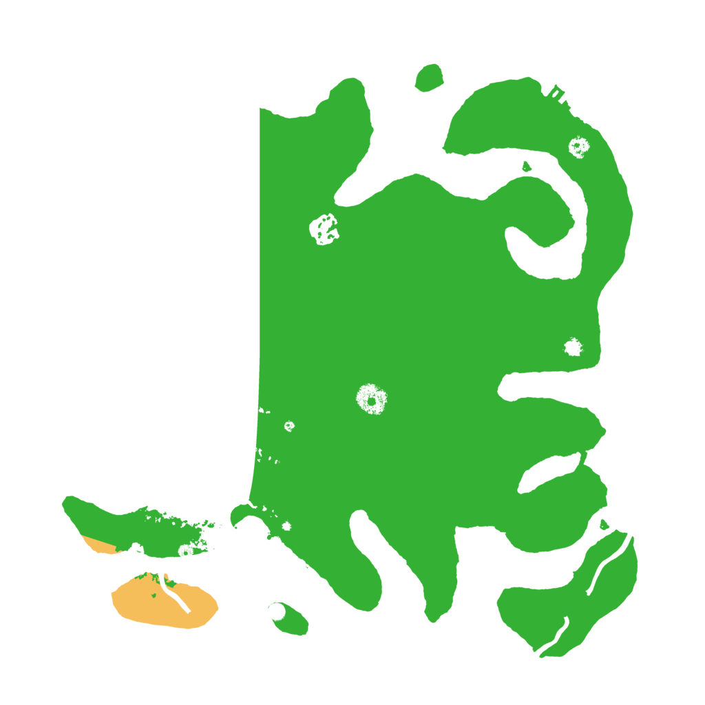 Biome Rust Map: Procedural Map, Size: 3500, Seed: 138029348