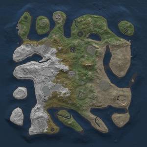 Thumbnail Rust Map: Procedural Map, Size: 3750, Seed: 890056, 18 Monuments