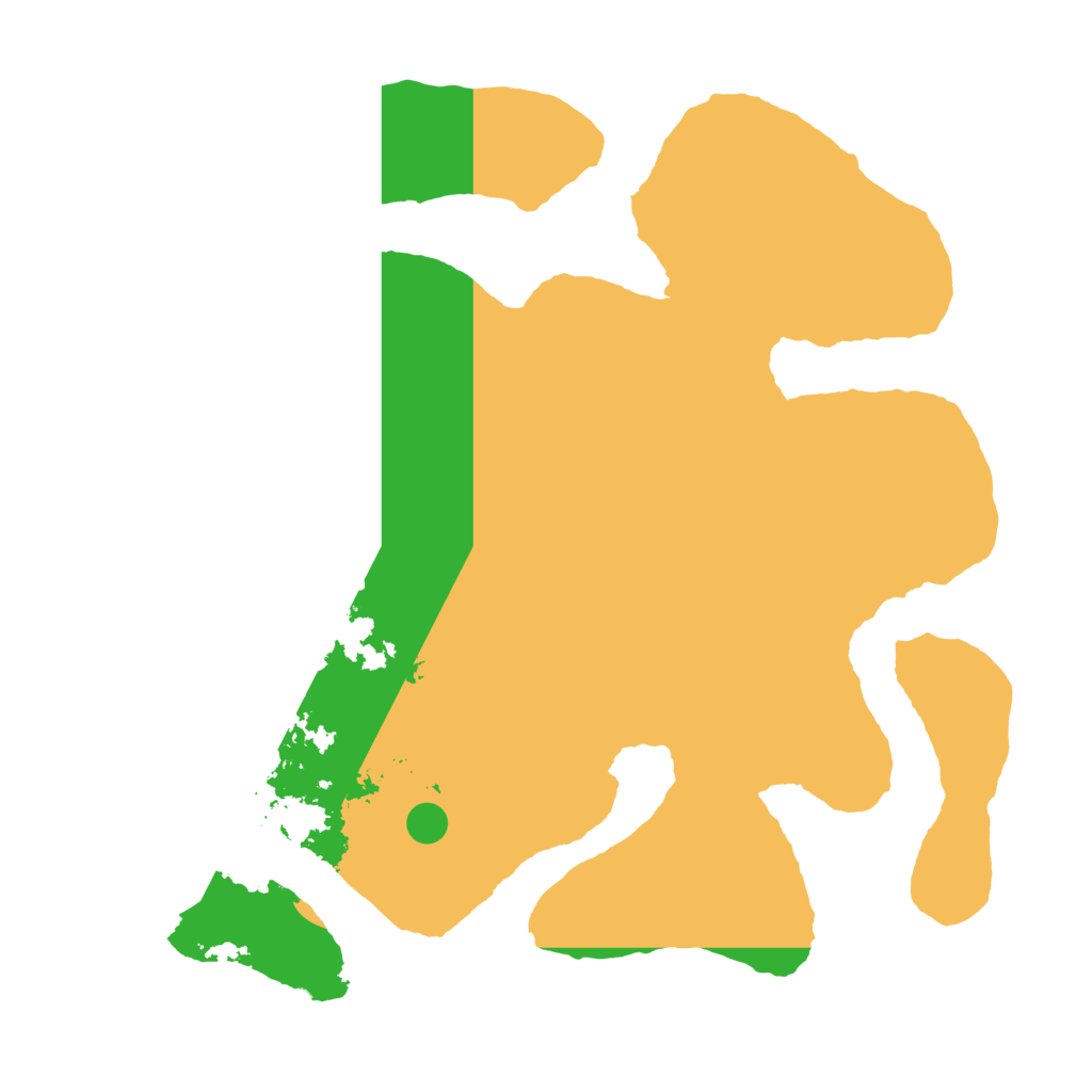 Biome Rust Map: Barren, Size: 3500, Seed: 6203666