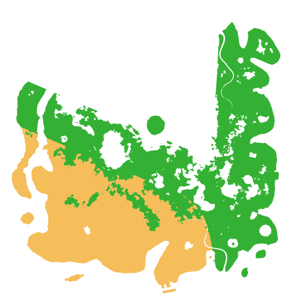 Biome Rust Map: Procedural Map, Size: 4500, Seed: 20211224