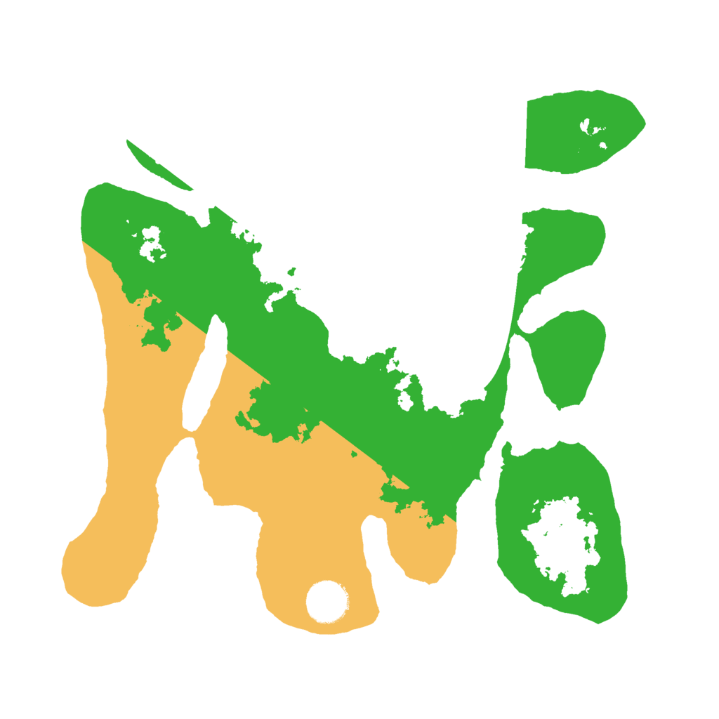 Biome Rust Map: Barren, Size: 3000, Seed: 874629