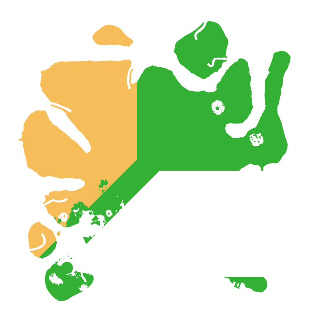 Biome Rust Map: Procedural Map, Size: 3550, Seed: 572454