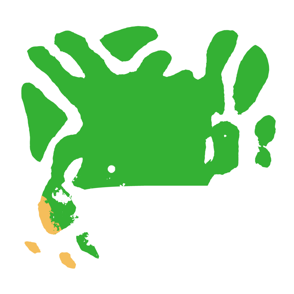 Biome Rust Map: Barren, Size: 3500, Seed: 171028422