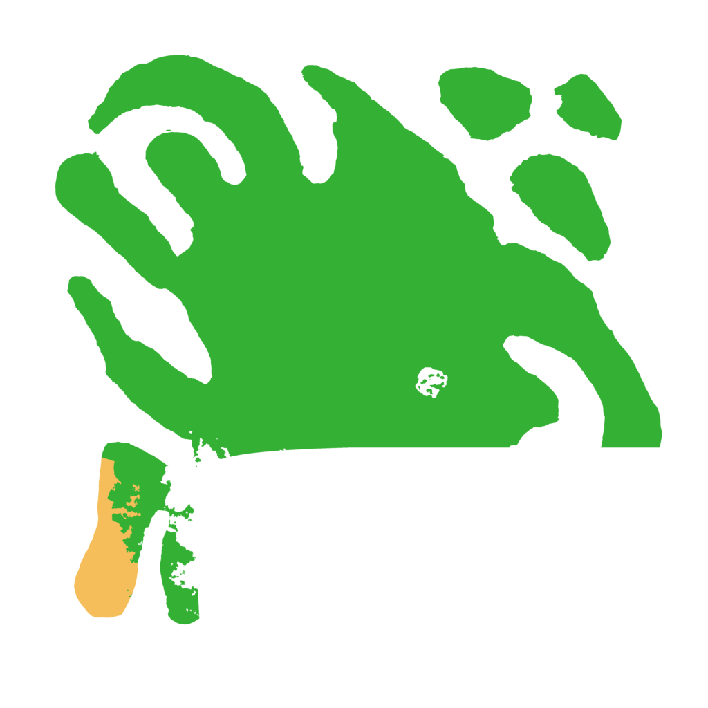 Biome Rust Map: Barren, Size: 3500, Seed: 1475363091