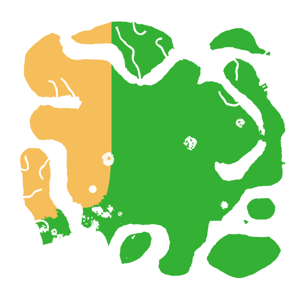 Biome Rust Map: Procedural Map, Size: 3550, Seed: 710820